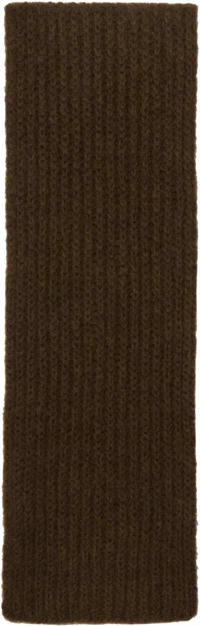The Row Brown Illy Scarf