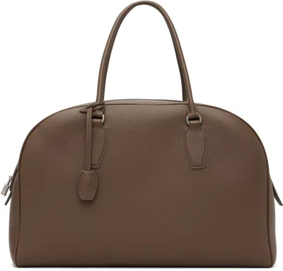 The Row Brown Leather India 15.75 Bag
