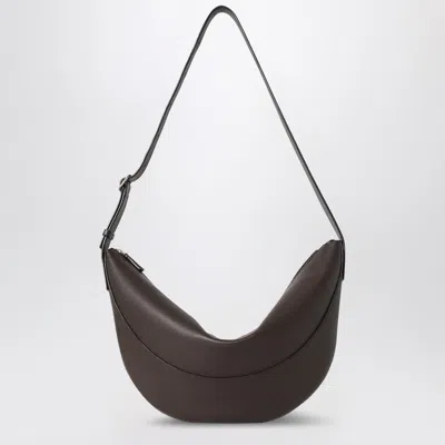 THE ROW THE ROW BROWN LEATHER JOUVE BAG
