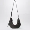 The Row Brown Leather Jouvette Bag In Black
