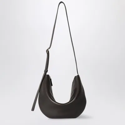 The Row Brown Leather Jouvette Bag In Black