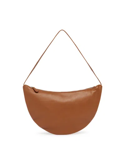 The Row Brown Leather Shoulder Bag
