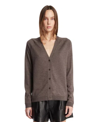 The Row Brown Liberty Cardigan