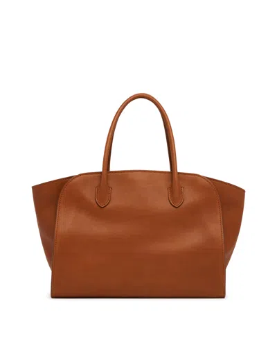 The Row Brown Marlo 12 Leather Bag