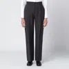 The Row Brown Mikkela Wool Trousers In Brown