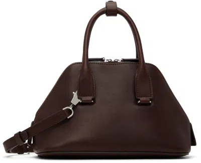 The Row Woman Brown Top Handle Bags In Dbp Dark Brown Pld