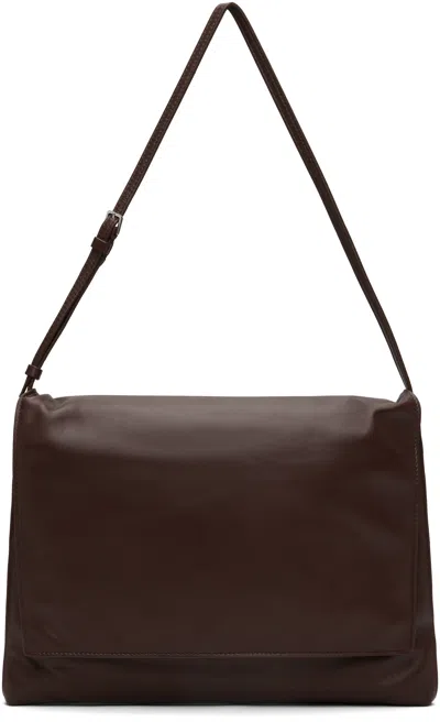 The Row Brown Nan Shoulder Bag