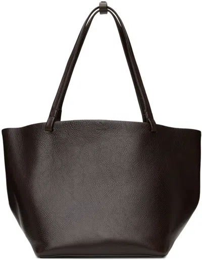 The Row Brown Park Three Tote In Brown Ans