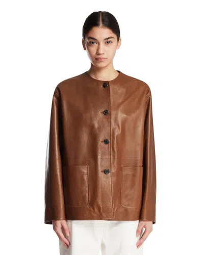 The Row Brown Quintus Jacket