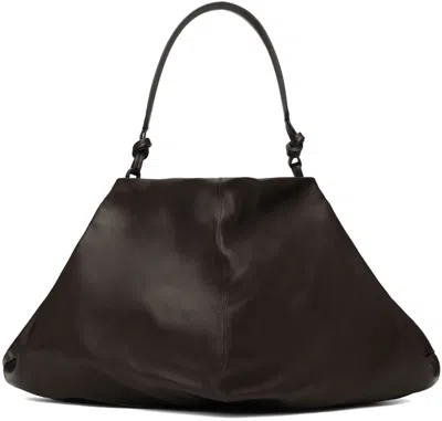 The Row Brown Samia Bag In Dark Brown