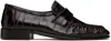 The Row Brown Soft Loafers In Black