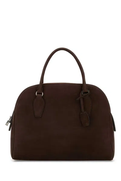 The Row Brown Suede India 12 Handbag
