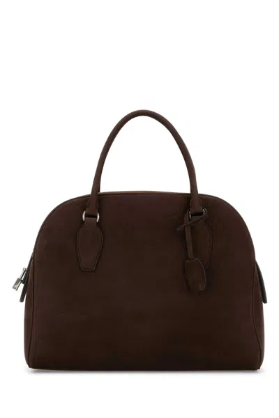 The Row Brown Suede India 12 Handbag
