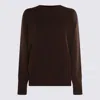 The Row Brown Wool Knitwear In Brown