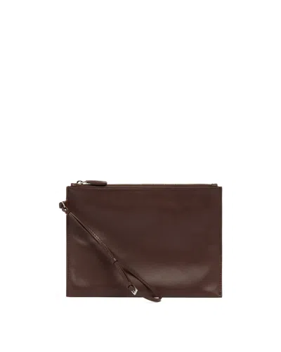 The Row Brown Wristlet Pouch
