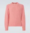 The Row Men's Bruno Lofty Brushed Cashmere Sweater In Pink