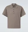 The Row Bry Cotton Polo Shirt In Multi