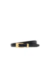 The Row Buckle Belt In Black