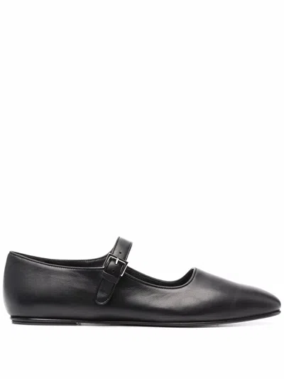 The Row Boheme Mj Ballet Flats In Nappa Leather In Black