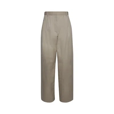 Pre-owned The Row Bufus Pant 'stone' | Grey | Women's Size 4