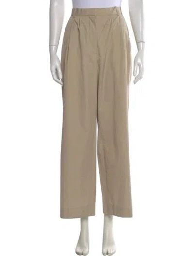 Pre-owned The Row Bufus Pant Wide Leg Pants In Neutral