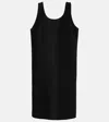 The Row Bumi Scoop-neck Sleeveless Shift Dress In Schwarz