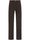 The Row Burt Pant In Cotton In Brown
