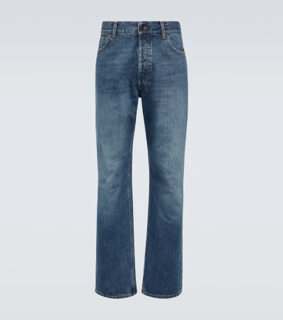 The Row Burt Slim Jeans In Blue