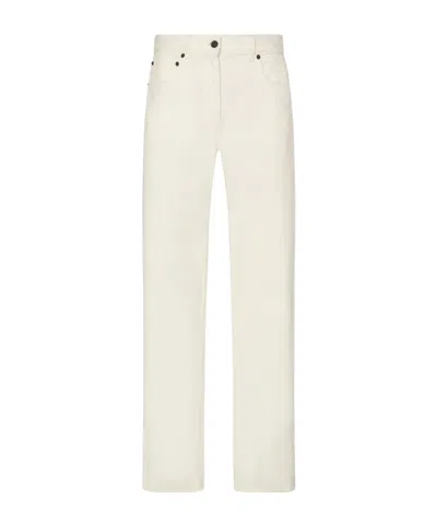 The Row Burty Jean In Cotton In Neutral