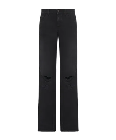 The Row Burty Jean Ripped Jeans In Black