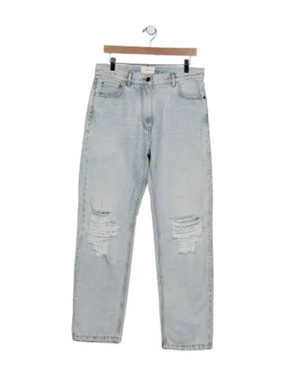 Pre-owned The Row Burty Pant Straight Leg Jeans In Blue