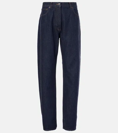 The Row Burty Straight Jeans In Indigo