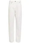 The Row Burty Straight-leg Jeans In White