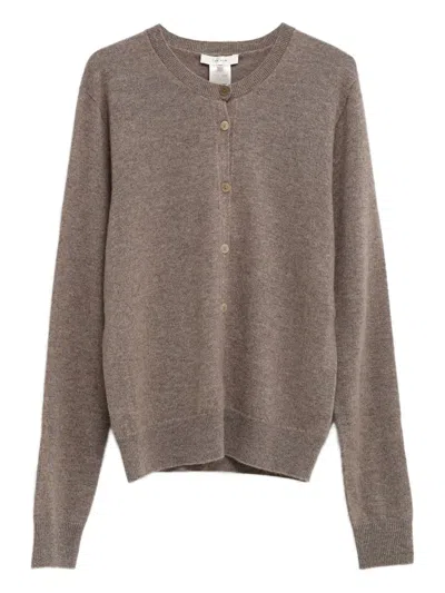 The Row Buttoned Cardigan In Gray