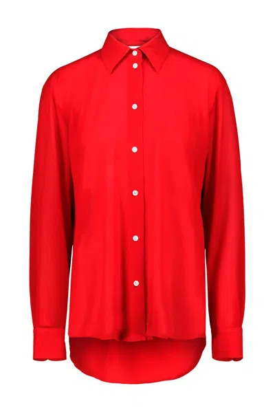 The Row Buttoned Long In Red