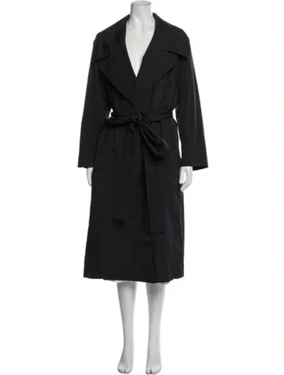 Pre-owned The Row Cadel Trench Coat In Blue
