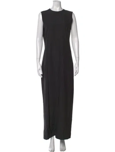 Pre-owned The Row Calanthe Long Dress In Black