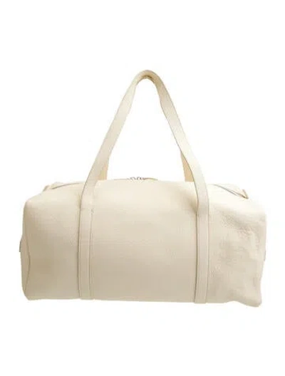 Pre-owned The Row Calf Leather Gio Tote In Gold