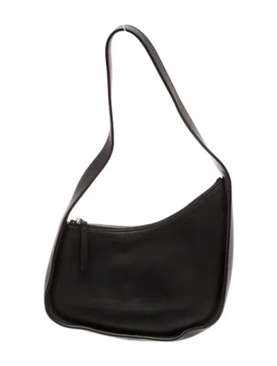 Pre-owned The Row Calfskin Half Moon In Black