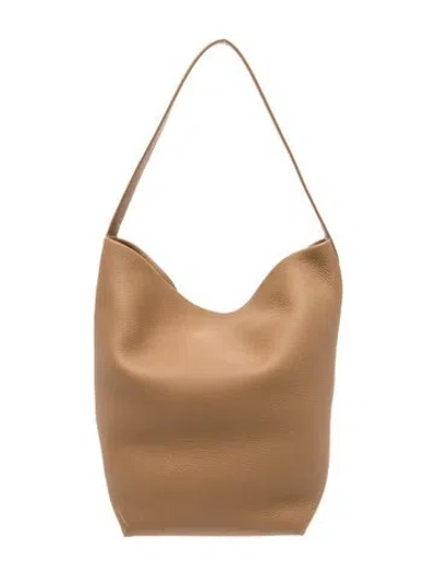 Pre-owned The Row Calfskin N/s Park Tote Large In Neutrals