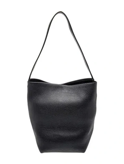 Pre-owned The Row Calfskin N/s Park Tote Medium In Black