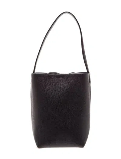 Pre-owned The Row Calfskin N/s Park Tote Small In Black