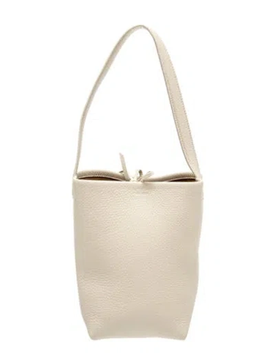 Pre-owned The Row Calfskin N/s Park Tote Small In White