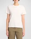 The Row Calibi Brushed Cotton Silk Jersey T-shirt In White
