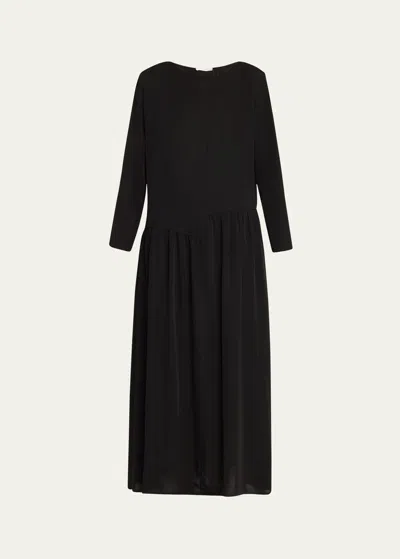 The Row Callas Maxi Dress In Black