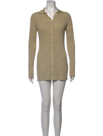 Pre-owned The Row Callisto Mini Dress W/ Tags In Neutrals