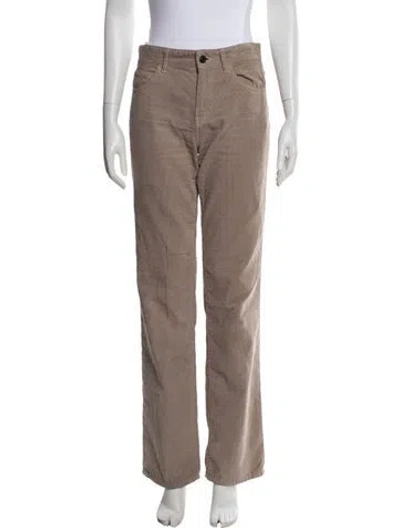 Pre-owned The Row Calyl Jean Straight Leg Pants In Neutrals