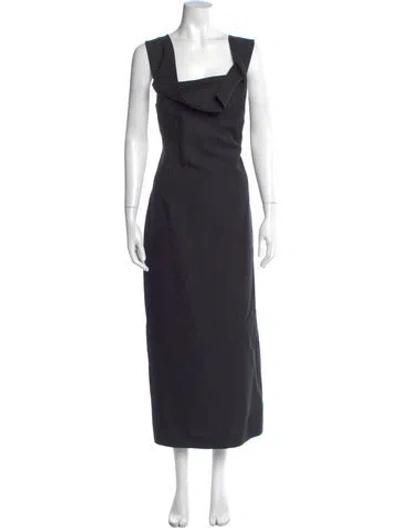 Pre-owned The Row Camari Long Dress In Gray