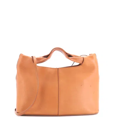 The Row Camdem Bag Leather In Brown