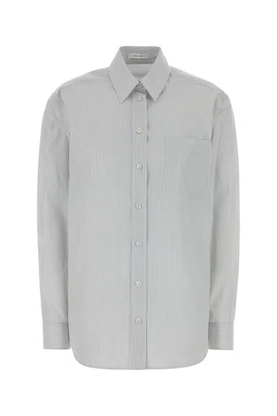 The Row Embroidered Poplin Gavina Shirt In White